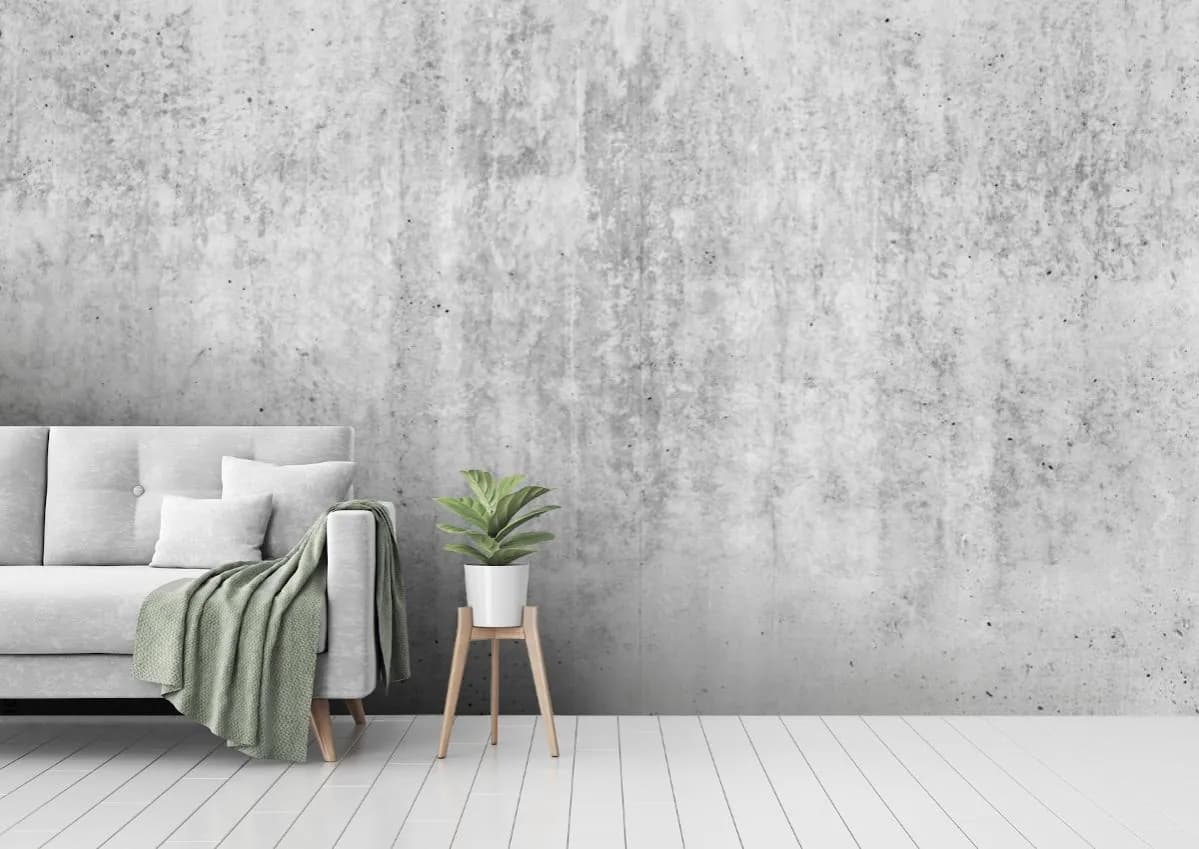 Tapeta jak beton – stwórz nowoczesne wnętrze bez remontu