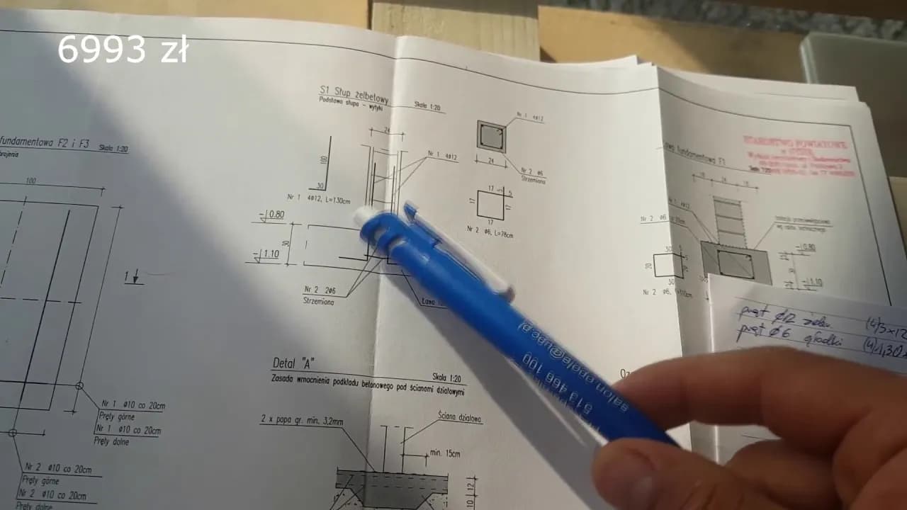 Ile drutu na fundament? Oblicz dokładnie, uniknij kosztownych błędów